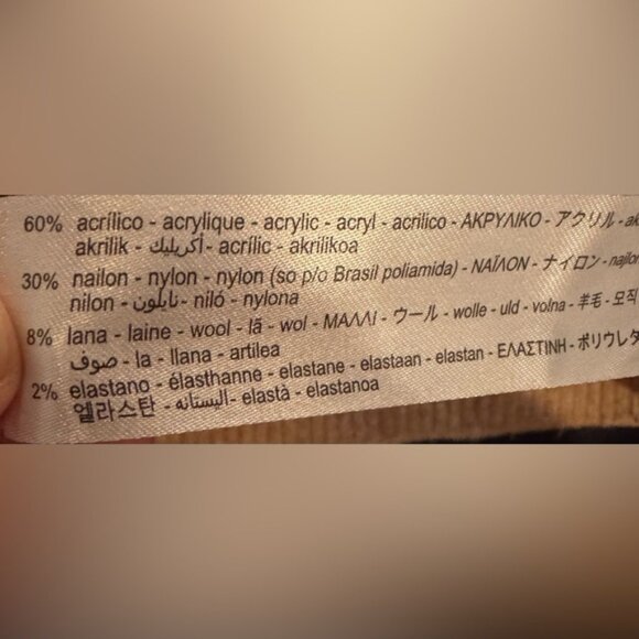 Zara Camel Ribbed Button Down Cardigan - Size S - Picture 4 of 4